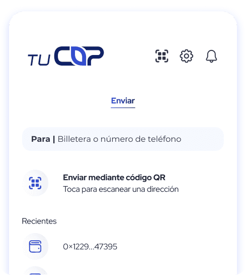Pantalla para enviar
